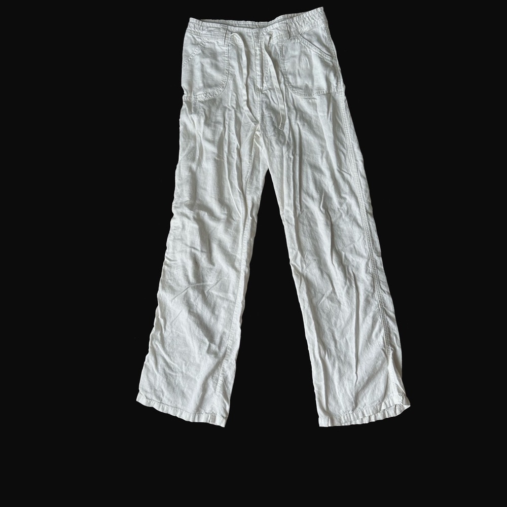 H&M Linen Straight Leg Pants